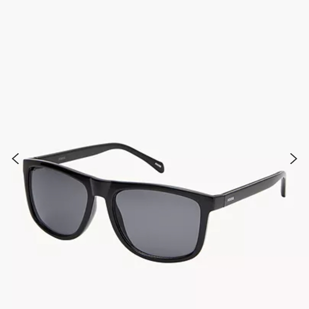 Fossil Black Wayfarer Glasses